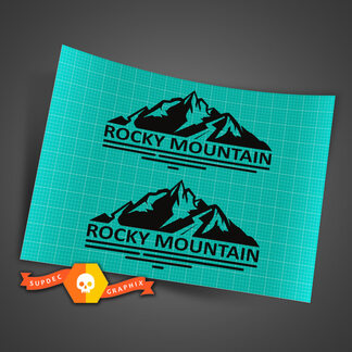 Nuevo par Jeep Rubicon Wrangler Rocky Mountain Side Wrangler Decal Graphics Sticker

