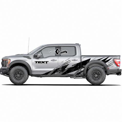 Juego de pegatinas de vinilo Splash personalizadas para Musclecar camión power truck