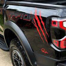2x nuevo Ford F150 Raptor 2022 2 colores Caminos de cama de cama lateral calcomanía de calcomanía 2