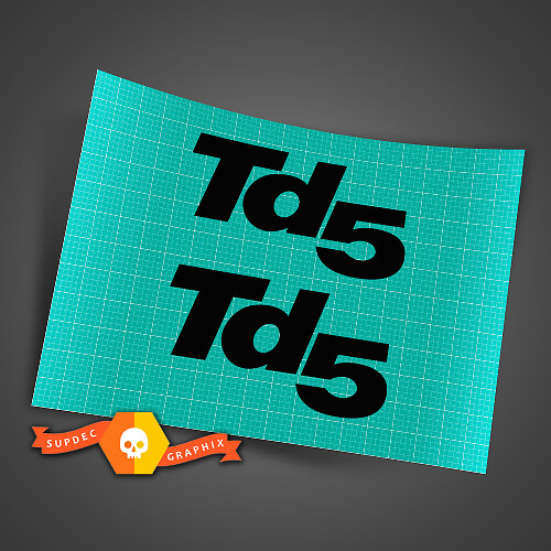 Pegatinas de calcomanías Land Rover Defender 110 Td5 para Land Rover Defender 110.
