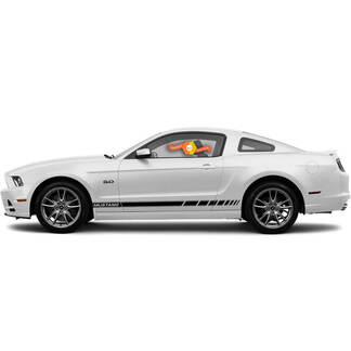 2 Ford Mustang Side Rocker gráficos vinilo rayas calcomanías pegatinas
