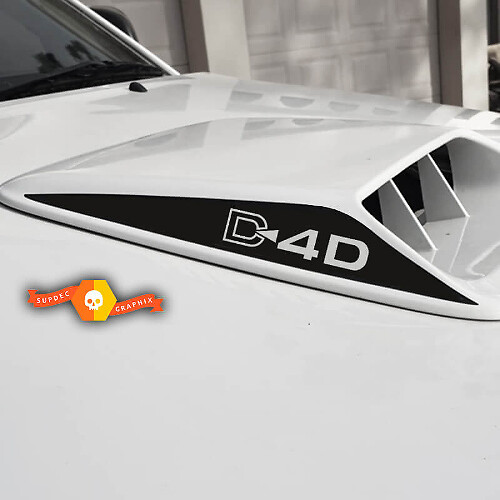 Juego de Vinilos para Toma de Aire del Capó D-4D para Toyota Hilux