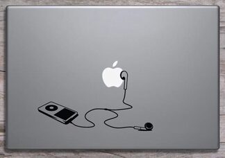 Etiqueta adhesiva vintage para iPod para computadora portátil MacBook
