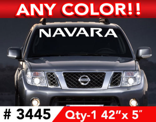 Vinilo Adhesivo para Parabrisas Navara para Nissan Navara