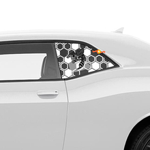 Pegatina de calcomanía de Honeycomb Hornet para la ventana del barrio de Dodge Challenger Side
 2