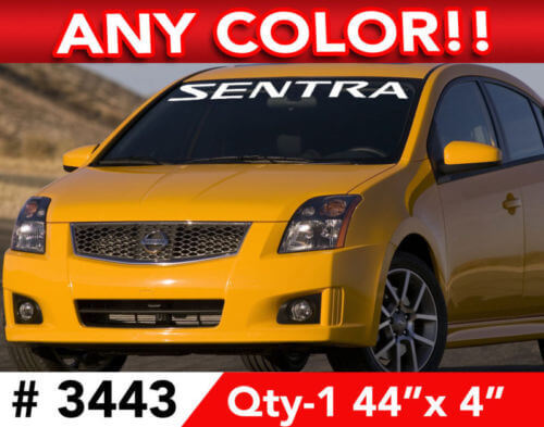 Vinilo Adhesivo para Parabrisas Sentra para Nissan Sentra