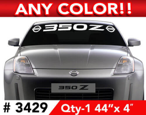 Vinilo Calcomanía de Vinilo para Parabrisas 350Z para Nissan 350Z