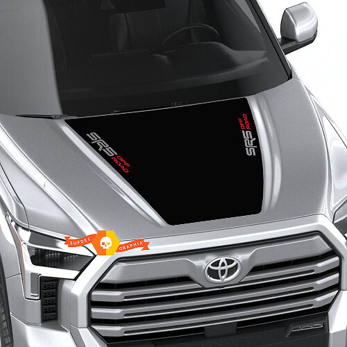 Calcomanía de vinilo para capó SR5 Off Road para Toyota Tundra 2022