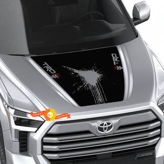 Nuevo Toyota Tundra 2022 Hood TRD SR5 Blood Punisher Wrap Decal Sticker Graphics SupDec Design
