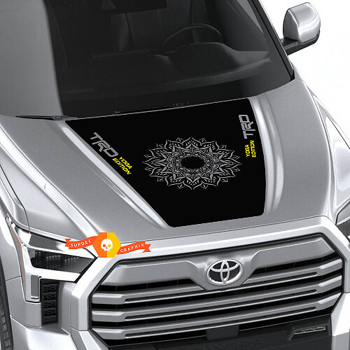 Adhesivo de vinilo para capó edición Yoga TRD para Toyota Tundra 2022