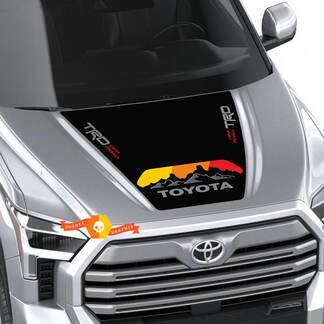 Nuevo Toyota Tundra 2022 Hood TRD SR5 Vintage Wrap Decal Sticker Graphics SupDec Design
