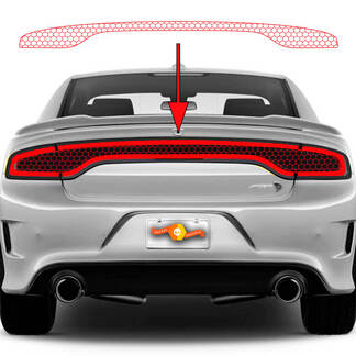 Dodge Charger SRT Hellcat Widebody Tail Light Honeycomb Vinilo Calcomanía Gráficos

