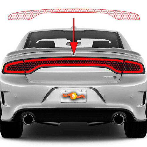 Dodge Charger Srt Hellcat WideBody Light Light Honeycomb Vynil Decal Graphics Graphics