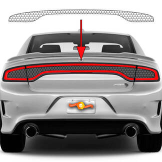 Dodge Charger SRT Hellcat Widebody Tail Light Honeycomb Nueva calcomanía de vinilo Gráficos
