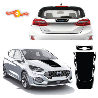 Adhesivo de vinilo para capó y maletero compatible con Ford Fiesta 2019 - 2022 1
