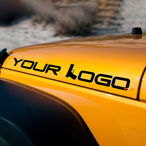Vinilos Laterales para Capó para Jeep Wrangler Rubicon