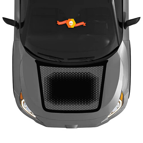 Kit de gráficos de calcomanías de panal hexagonal para capó para Toyota RAV4 2019 - 2022 calcomanía de vinilo
