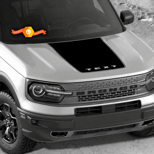 Calcomanía de vinilo personalizada para moldura del capó Gráfico para musclecar horse 2021-2022 11759