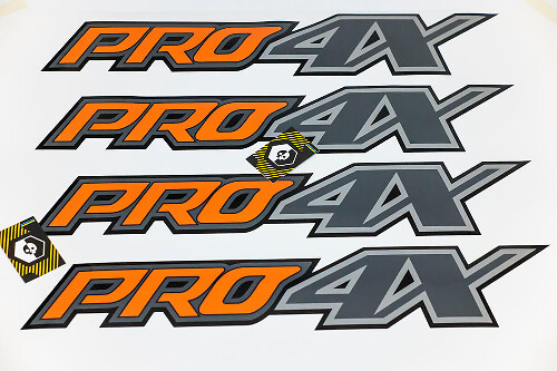 Pegatina de vinilo PRO-4X para Nissan Titan