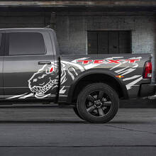 Adhesivo Vinilo Salpicadera Trasera Lateral T-Rex Dinosaurio para Dodge Ram Rebel 1500 TRX 5