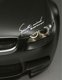 Calcomanía 2 Sports Mind Power de M BMW Motorsport M3 M5 M6 E36
