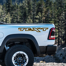 Vinilos Laterales con Letras Contorno Personalizado para Dodge Ram Rebel 1500 TRX_2