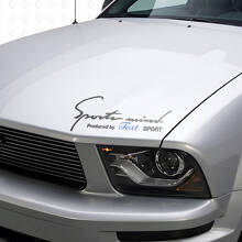 Vinilo adhesivo de capó con letras personalizadas Sports Mind_2
