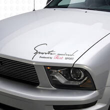 Vinilo adhesivo de capó con letras personalizadas Sports Mind_4