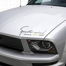 Vinilo adhesivo de capó con letras personalizadas Sports Mind_5