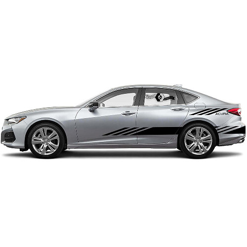 Calcomanía adhesiva lateral de vinilo con rayas decorativas para Acura TLX 2021