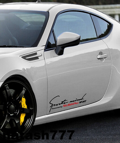 2 Mind Sports Powered by Sport Racing Sticker
