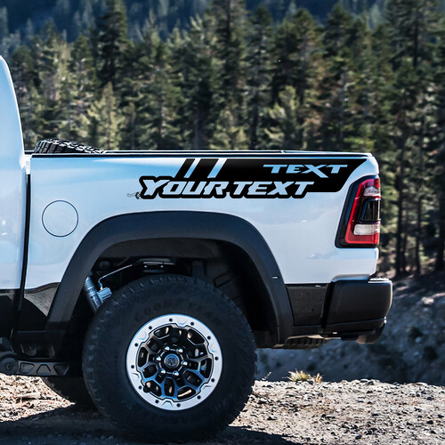 Adhesivo de vinilo personalizado para mesita de noche para Dodge Ram 1500