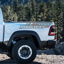 Adhesivo de vinilo personalizado para mesita de noche para Dodge Ram 1500_2