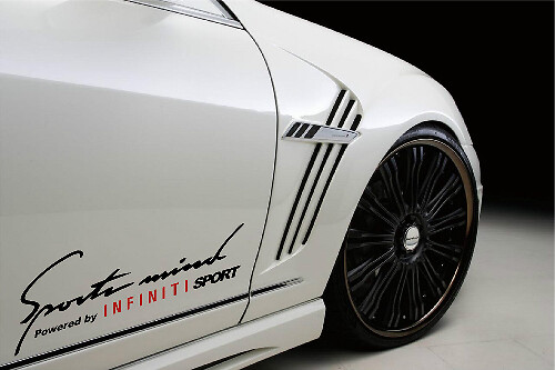 Pegatina adhesiva lateral Sports Mind Powered by Infiniti para Infiniti QX30