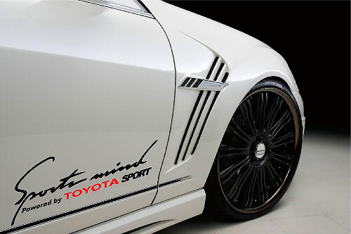 Sports Mind Powered by Toyota Calcomanía de Vinilo Lateral Deportiva para Toyota GR86