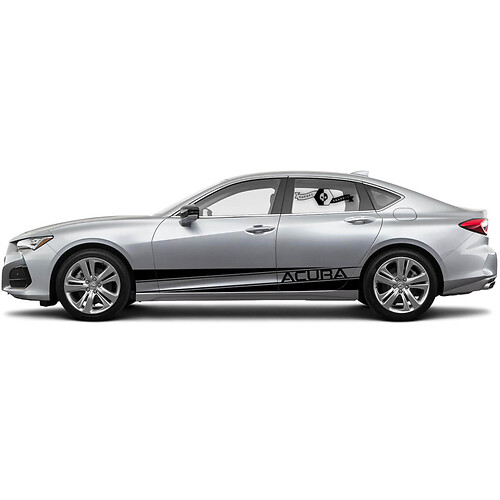 2x 2021 ACURA TLX Side New Rocker Panel Acura TLX Carring Carring Vinyl Calcomanía