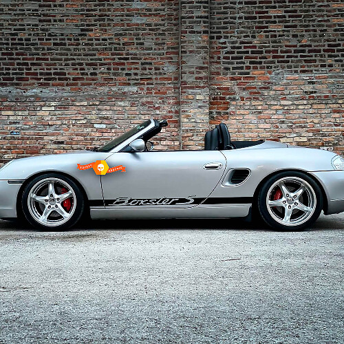 2x Kit de Rayas Laterales Especiales de Edición de Carreras Porsche 986 Boxster Calcomanía Pegatina
