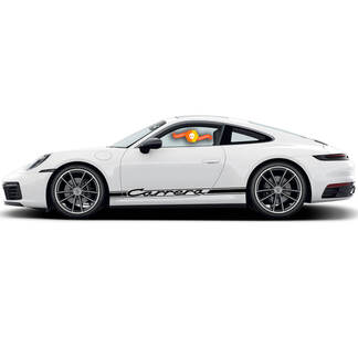 Par Porsche 911 996 992 Carrera Calcomanías laterales clásicas Calcomanías de vinilo de cualquier color
