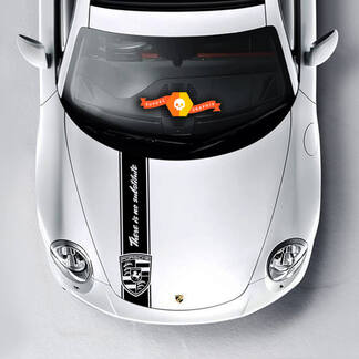 Porsche Logo Spider Hood Stripes Kit Calcomanía Calcomanía
