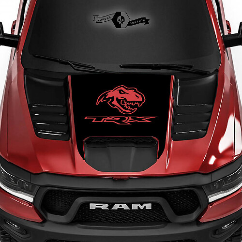 Gráfico de Vinilo Adhesivo para Capó T-Rex TRX para Dodge Ram 1500 TRX