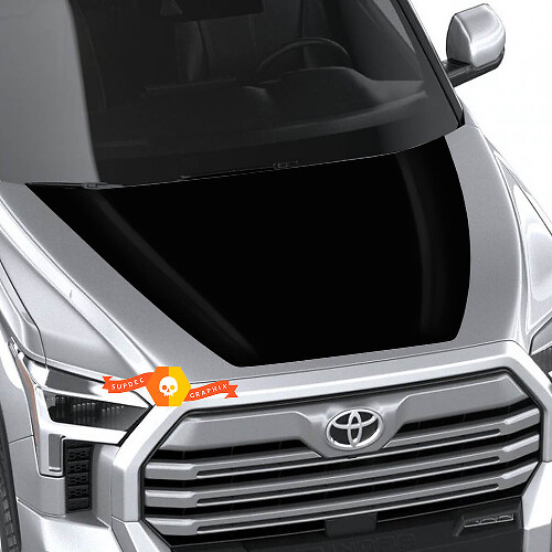 Vinilo adhesivo para capó en negro para Toyota Tundra 2022+