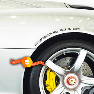 2 Porsche 911 Carrera GT Adhesivo lateral Kit de pasos de rueda Adhesivo adhesivo
