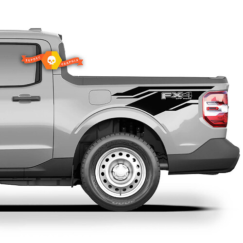 FORD MAVERICK 2022 Calcomanías Gráficas FX4 Pegatinas Pegatinas Todo Terreno Laterales de la Cama del Camión
