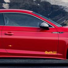 2 Audi Racing Calcomanía Calcomanía A4 A5 A6 A7 A8 S4 S5 S8 Q5 Q7 Rs Tt 2