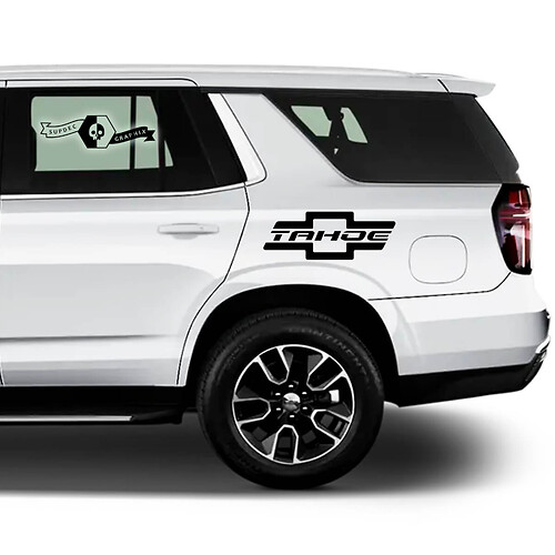 2X Graphics Chevrolet Tahoe Side Logo Car Racing Vinilo Calcomanía Etiqueta
