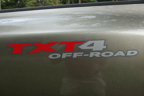 Juego de letras TXT4 Off Road calcomanía de vinilo para la caja de Dodge Dakota TRX4