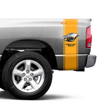 Pegatinas de vinilo estilo Rumble Bee para las aletas de Dodge Ram 1500_2