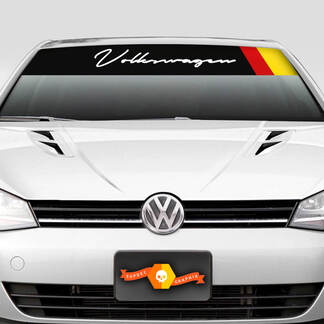 Parabrisas Sunstrip Sun Strip Any Year Stickers Calcomanía de diseño exclusivo para Volkswagen VW Golf Graphics
