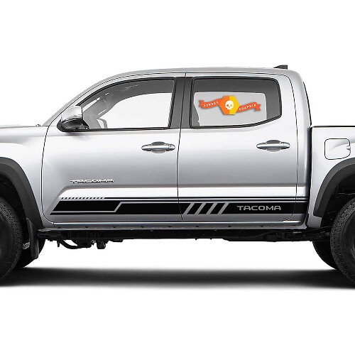 Calcomanías de Vinilo con Rayas Laterales Decoradas para Toyota Tacoma