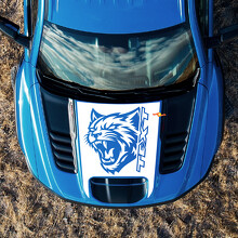 Calcomanía de vinilo con texto Wildcat y personalizado para capó para RAM 1500 TRX 2021-2024_3